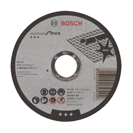 DISCO ABRASIVO BOSCH DE CORTE 115X1,6MM