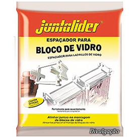 ESPAÇADOR PARA BLOCO DE VIDRO - C/10UN