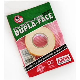 FITA DUPLA FACE ADERE ESPUMA 12MMX1,50M