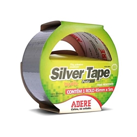 FITA ADERE SILVER TAPE PRATA 45MMX5M