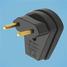 PLUG MACHO T 1461 FAME (2P) 10A PRETO