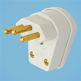 PLUG MACHO T 1482 FAME (2P+T) 20A CINZA