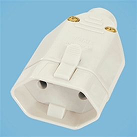 PLUG TOMADA FAME 1417 (2P) FEMEA 10A CINZA