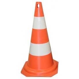 CONE DE SINALIZAÇÃO LARANJA/BRANCO