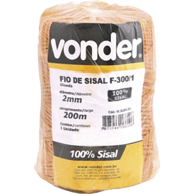 FIO VONDER DE SISAL OLEADO 2MM