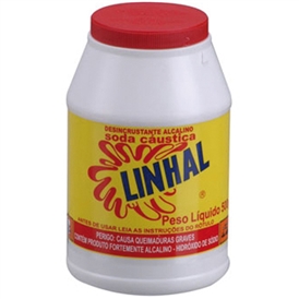 SODA CAUSTICA LINHAL POTE 500G