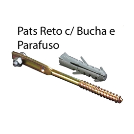 PATS P/ CORTINA C/ PARAFUSO E C/BUCHA N.8