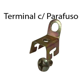 TERMINAL P/CORTINA C/PARAFUSO