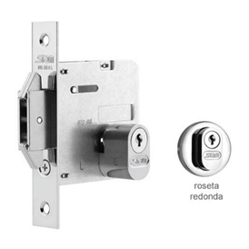 FECHADURA STAM 1008 ROSETA ACETINADO