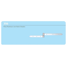 DOBRADIÇA ROCHA FG356 PARAFUSAR COM HASTE SIMPLES 