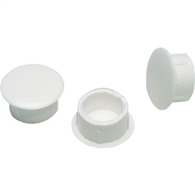 TAPA FURO PVC BRANCO 