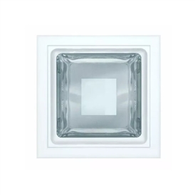 LUMINÁRIA ALUMBRA EMBUTIR QUADRADO 175X175 VIDRO 