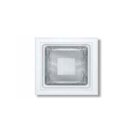 LUMINÁRIA ALUMBRA EMBUTIR QUADRADO 145X145 VIDRO 