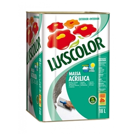 MASSA CORRIDA LUKSCOLOR ACRÍLICA 18L