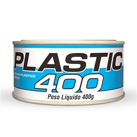 MASSA PLÁSTICA RETOQUE/CARPLAST BRANCA 400G