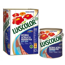 RESINA ACRÍLICA LUKSCOLOR BASE ÁGUA 3,2L